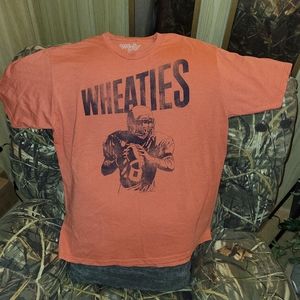 TEE LUV WHEATIES CEREAL T-SHIRT SIZE XL. Wow. Nice shirt.